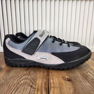 Shimano SH-M038 Cycling Shoes Mens Sz 13 Gray Black SPD Mountain Bike MTB Biking